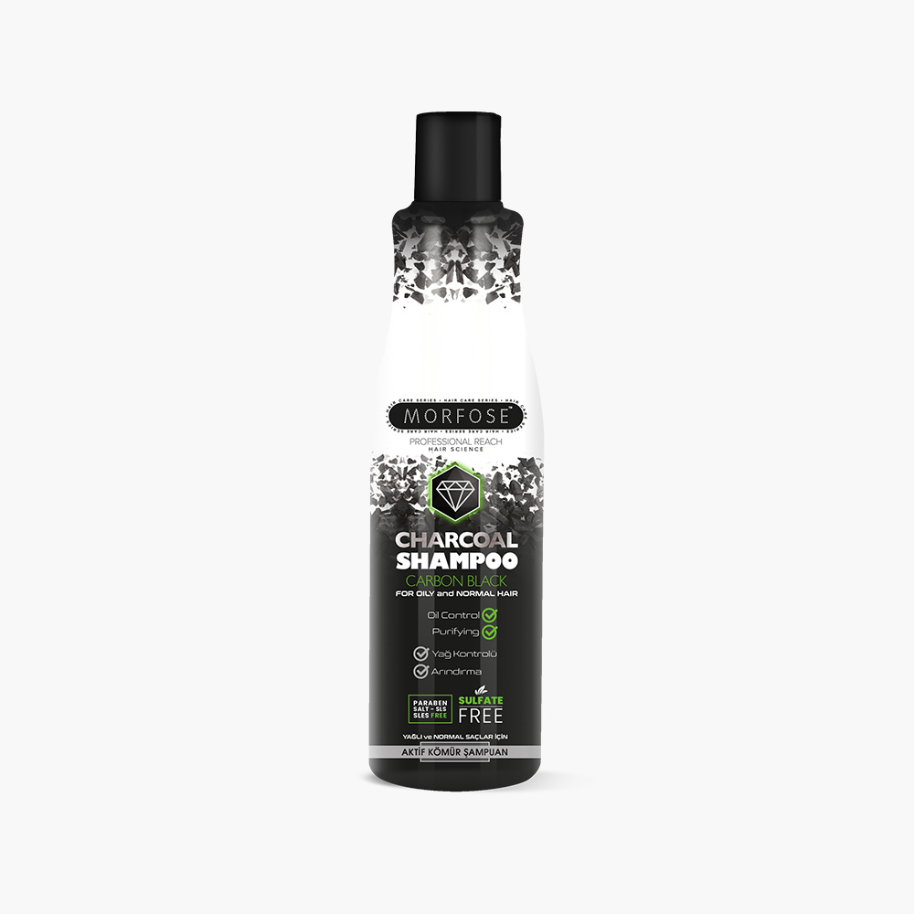 Shampoing charbon actif 500ml Morfose