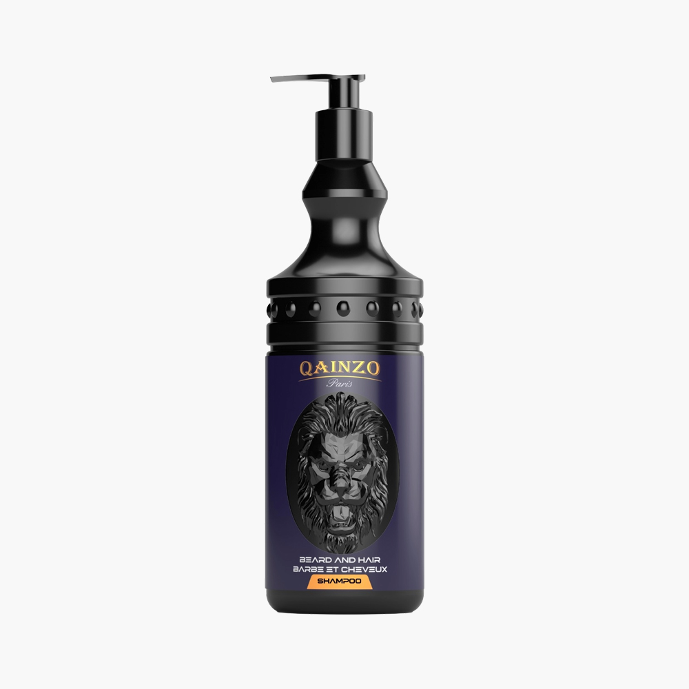 Shampooing barbe et cheveux 400 ml Qainzo