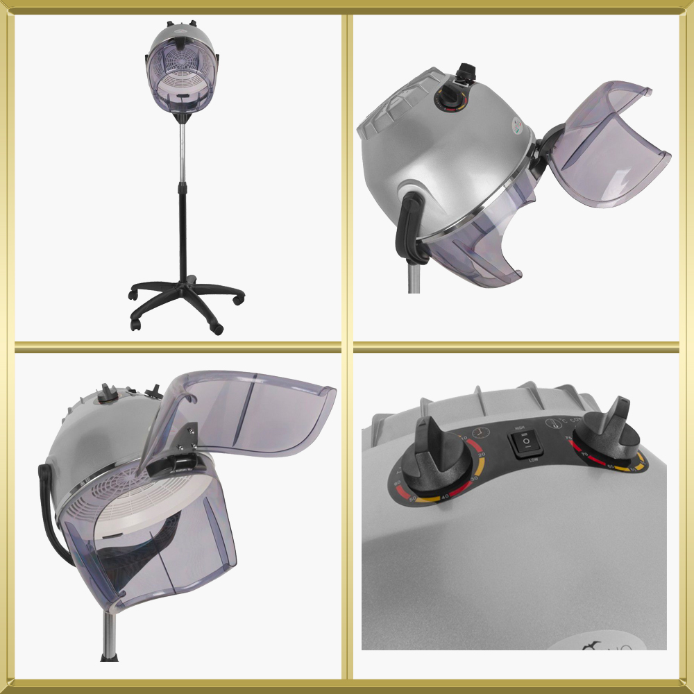 Casque sèche cheveux silver sur pied LI-202S Activ