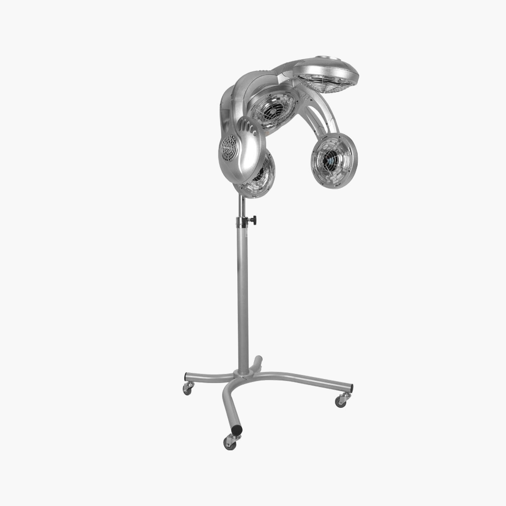 Casque sèche cheveux infrarouge silver sur pied GL-505S Activ