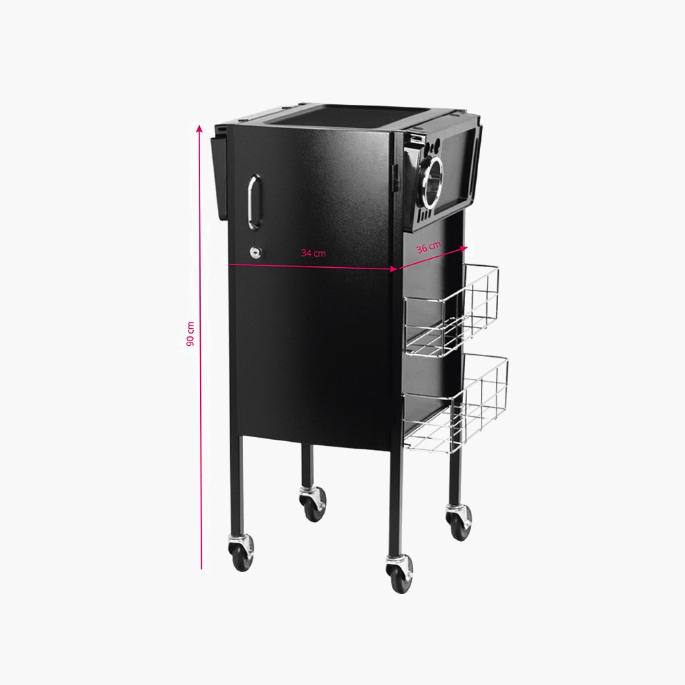 Table de service noir Delux 500 Gabbiano Table de service noir Delux 500 Gabbiano