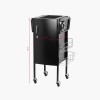 Table de service noir Delux 500 Gabbiano Table de service noir Delux 500 Gabbiano