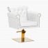 Fauteuil de coiffure blanc-gold Berlin Gabbiano