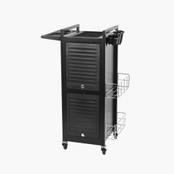 Table de service en acier noir Delux 401 Gabbiano