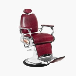 Fauteuil de barbier bordeaux Moto Style Gabbiano