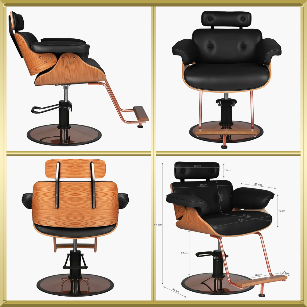 Fauteuil de coiffure noir-hitit Florence Gabbiano Fauteuil de coiffure noir-hitit Florence Gabbiano