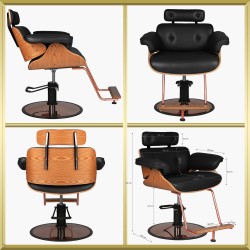 Fauteuil de coiffure noir-hitit Florence Gabbiano Fauteuil de coiffure noir-hitit Florence Gabbiano