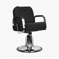 Fauteuil de coiffure & barbier noir Rufo Gabbiano Fauteuil de coiffure & barbier noir Rufo Gabbiano