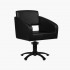 Fauteuil de coiffure noir Bergen Gabbiano