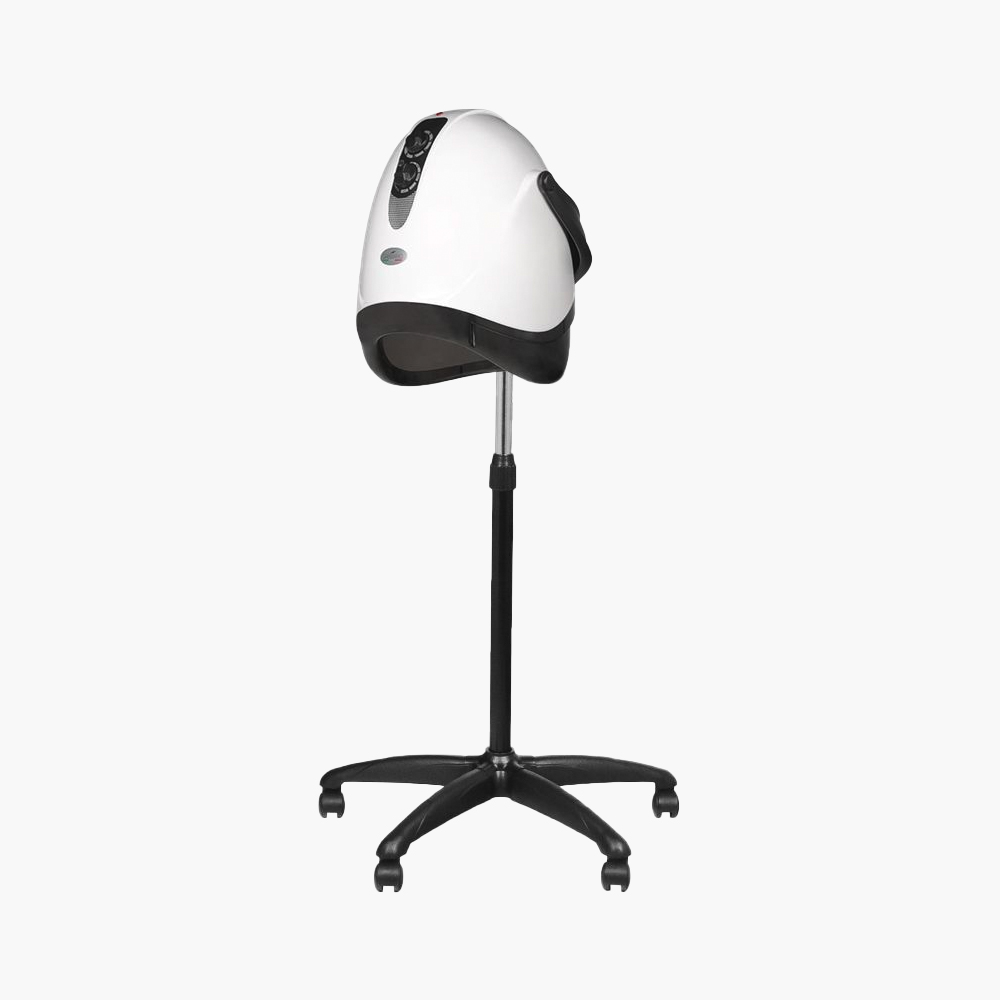 Casque sèche cheveux blanc sur pied LX-201S Gabbiano Casque sèche cheveux blanc sur pied LX-201S Gabbiano