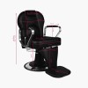 Fauteuil de barbier noir Tiziano Gabbiano