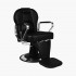 Fauteuil de barbier noir Tiziano Gabbiano