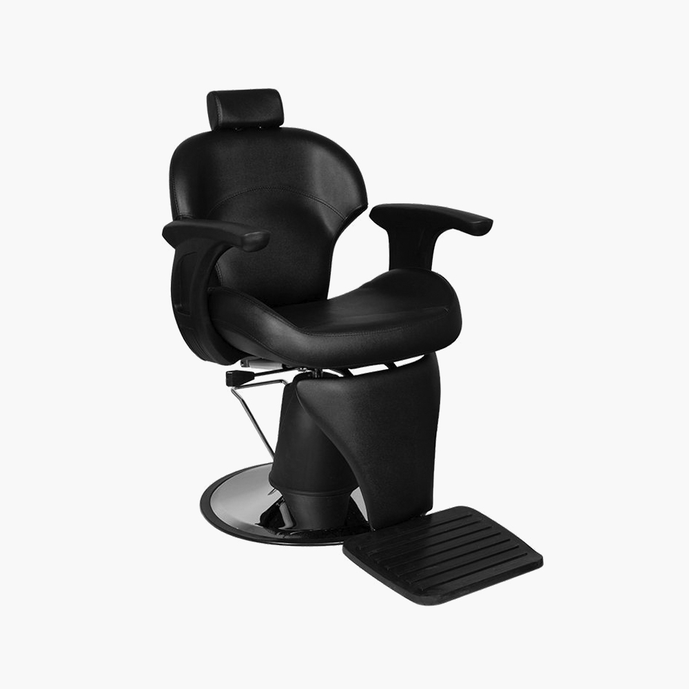 Fauteuil de barbier noir Igor Gabbiano