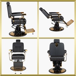 Fauteuil de barbier gold Filippo Gabbiano