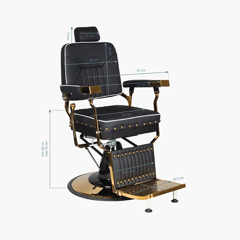 Fauteuil de barbier gold Filippo Gabbiano Fauteuil de barbier gold Filippo Gabbiano