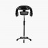 Casque sèche cheveux infrarouge noir sur pied 628 Gabbiano