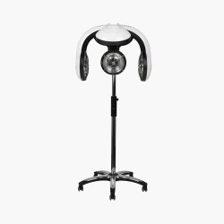 Casque sèche cheveux infrarouge blanc sur pied 938 Gabbiano