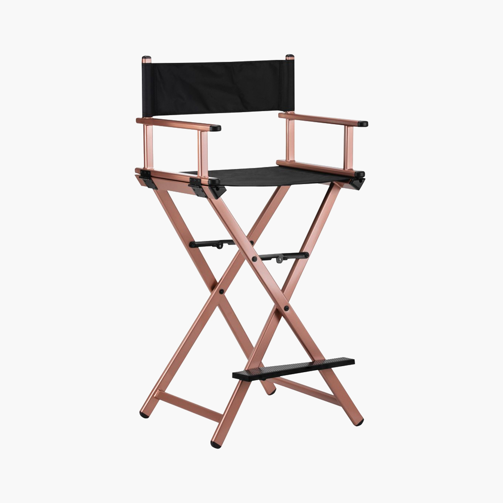 Chaise de maquillage aluminium Rose-Bronze Qainzo