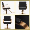 Fauteuil de coiffure noir-gold Avila Gabbiano Fauteuil de coiffure noir-gold Avila Gabbiano