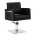 Fauteuil de coiffure noir Bergamo Gabbiano