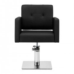 Fauteuil de coiffure noir Bergamo Gabbiano