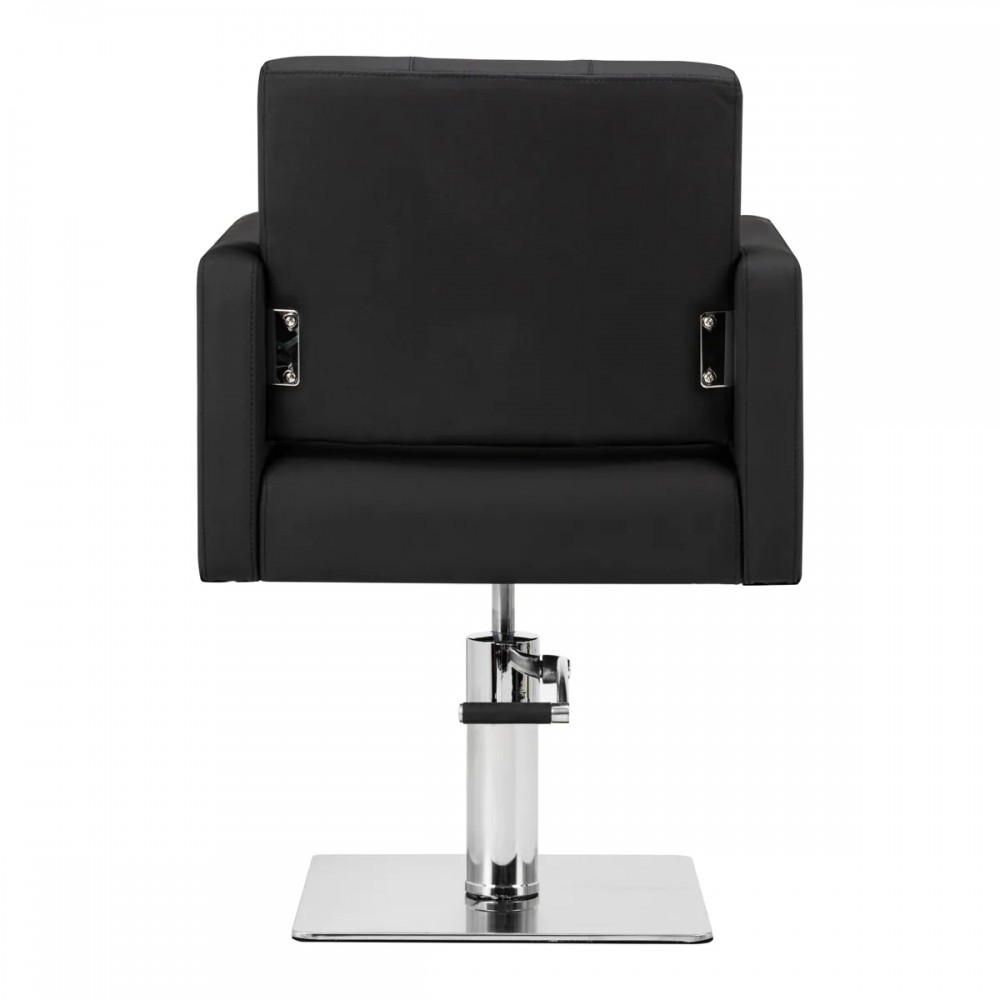 Fauteuil de coiffure noir Bergamo Gabbiano