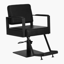 Fauteuil de coiffure noir Modena Gabbiano