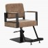 Fauteuil de coiffure marron vintage Modena Gabbiano