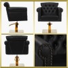 Fauteuil de coiffure noir-gold Berlin Gabbiano Fauteuil de coiffure noir-gold Berlin Gabbiano