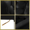 Fauteuil de coiffure & beauté velours noir-gold 4Rico Fauteuil de coiffure & beauté velours noir-gold 4Rico