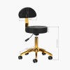 Tabouret de coiffure / cosmetique Noir-Gold AM304-G Qainzo