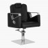 Fauteuil de coiffure & barbier noir Wilno Gabbiano