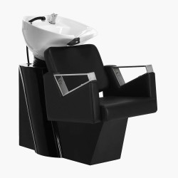 Bac à shampoing noir (cuve blanc) Wilno Gabbiano