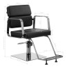Fauteuil de coiffure noir Porto sm Gabbiano