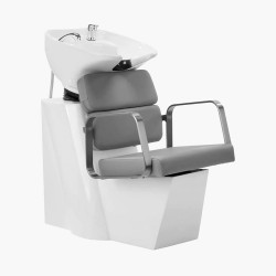 Bac à shampoing gris (cuve blanc) Porto sm Gabbiano