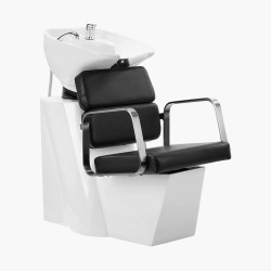 Bac à shampoing noir (cuve blanc) Porto sm Gabbiano