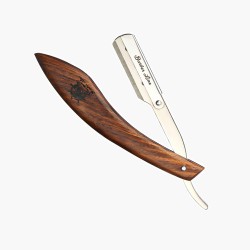 Rasoir de barbier manche en bois Barber Line
