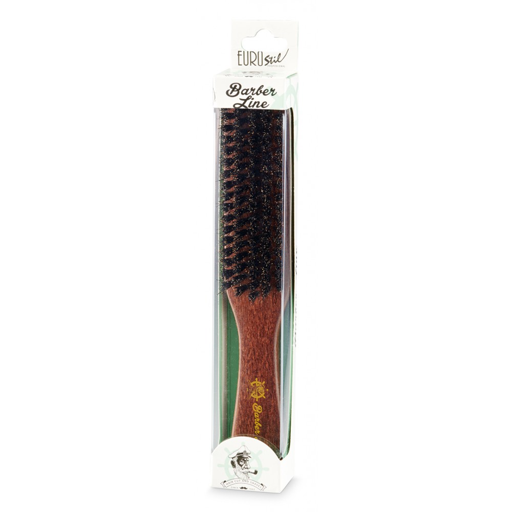 Brosse barbe moustache et dégrader en bois Barber Line