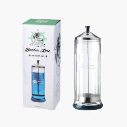 Bocal stérilisateur et désinfectant 1L Barber Line