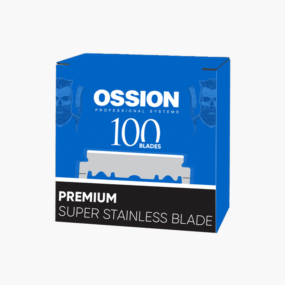 Ossion lame de rasoir demi premium super stainless blade x100 Morfose Ossion lame de rasoir demi premium super stainless blade x100 Morfose