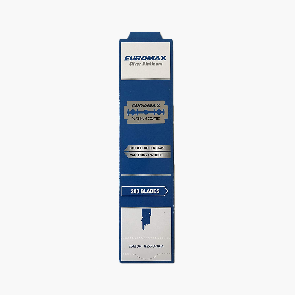 Lame de rasoir double silver platinum x200 Euromax