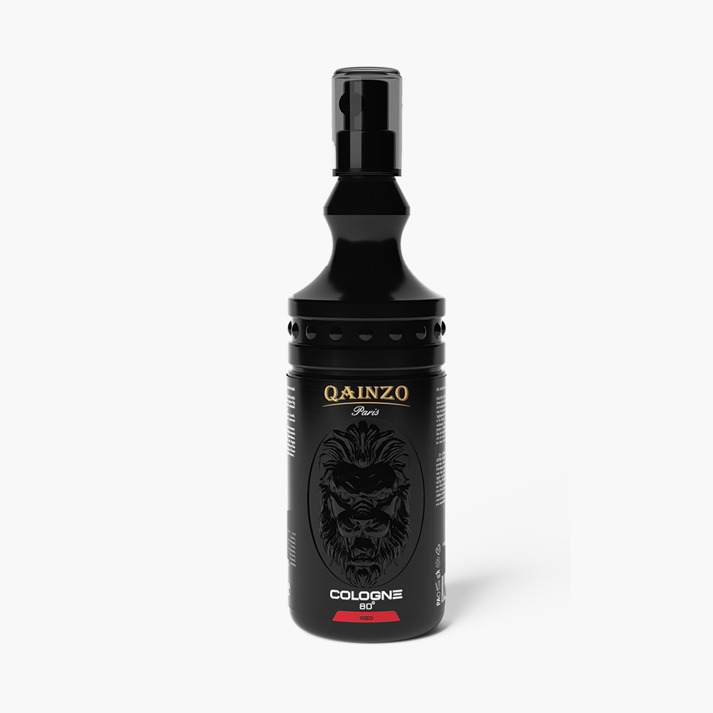 Eau de cologne rouge 400ml Qainzo Eau de cologne rouge 400ml Qainzo