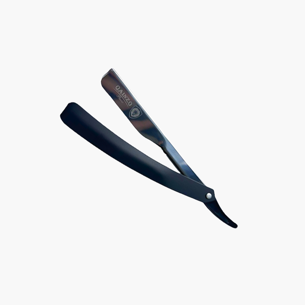 Rasoir de barbier noir Qainzo Rasoir de barbier noir Qainzo