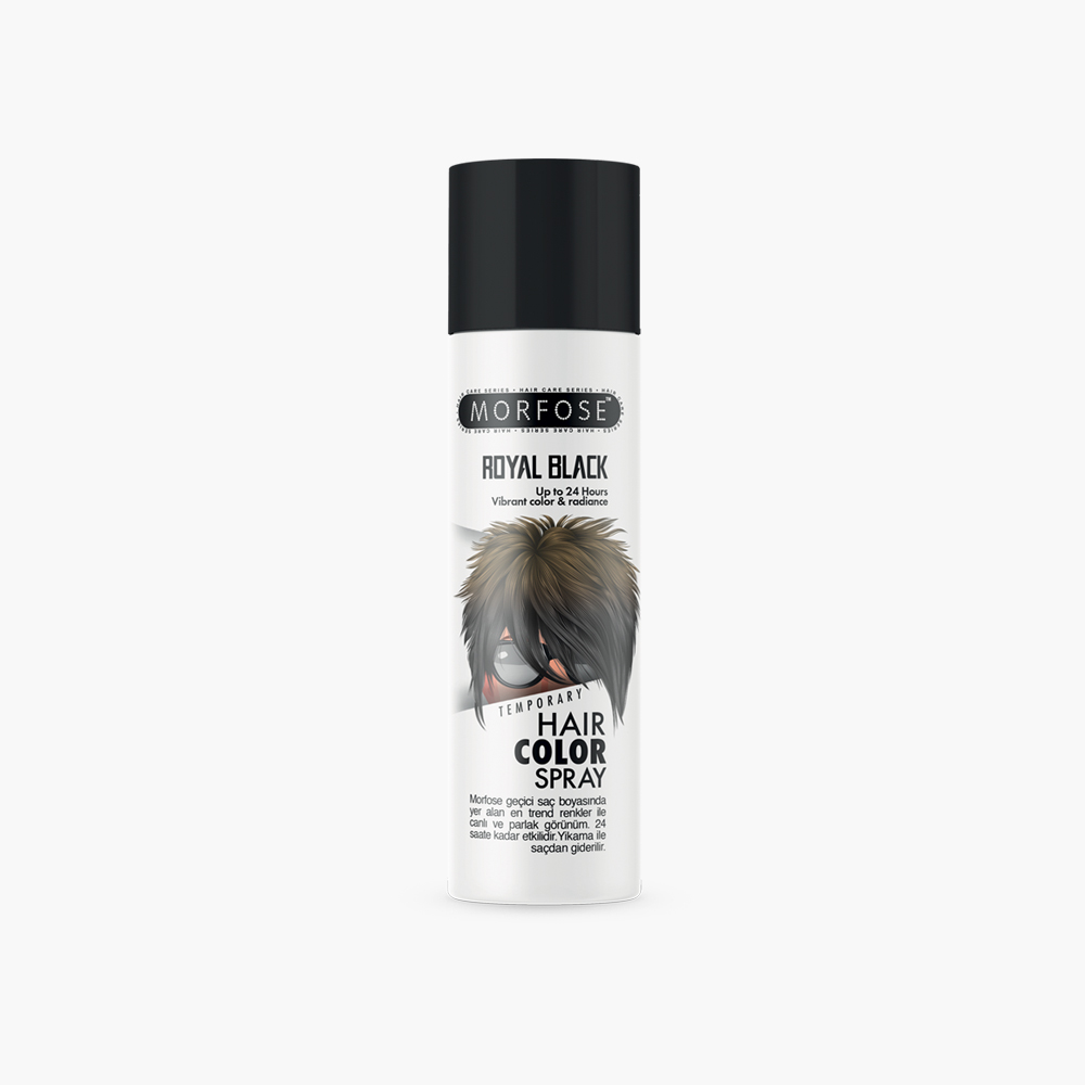 Spray color mèches fantastic Noir 150ml Morfose