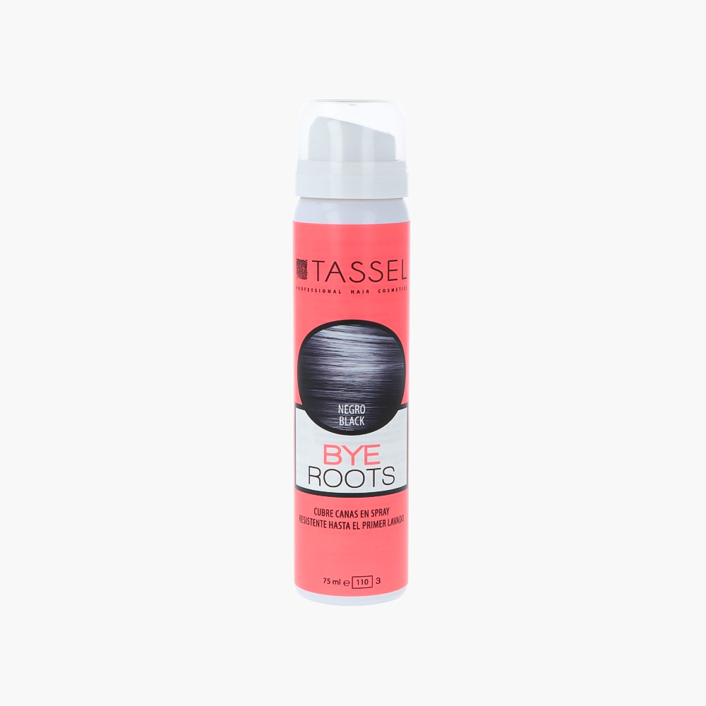 Spray correcteur cheveux Haire retouch noir 75ml Tassel