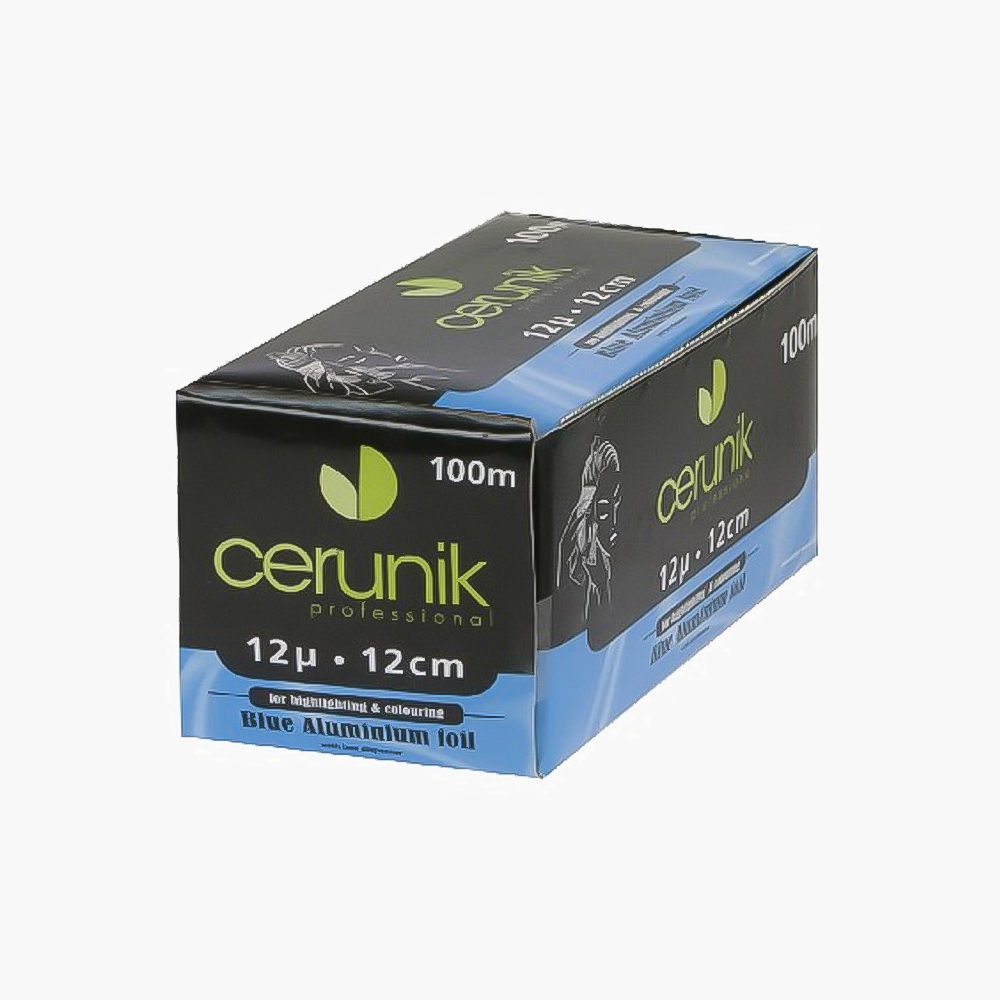 Aluminium coloration bleu 12 microns 12cm 100m Cerunik