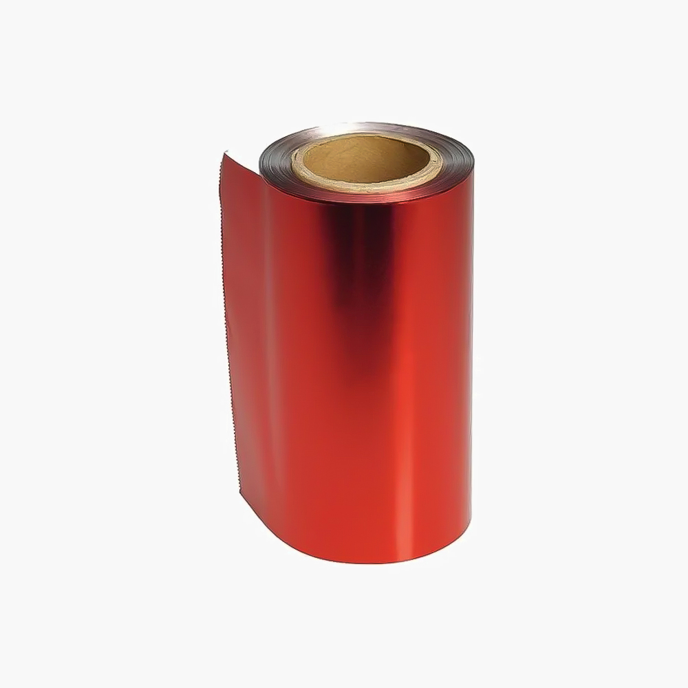 Aluminium coloration rouge 12 microns 12cm 100m Cerunik