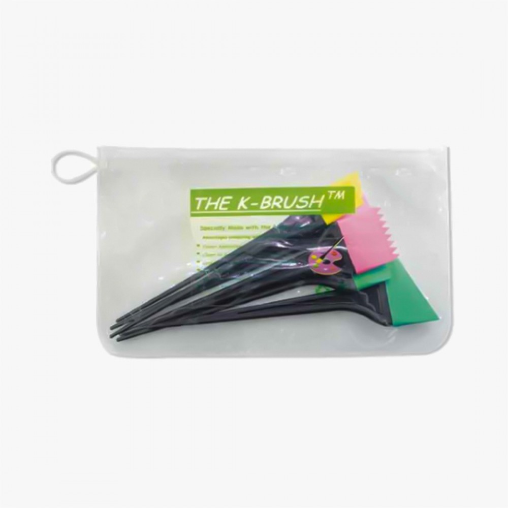 Kit de 6 pinceaux coloration en silicone Mezzo