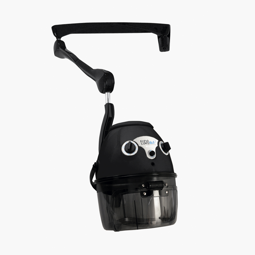 Casque sèche cheveux noir sur bras Orla Eurostil