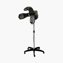 Casque sèche cheveux infrarouge noir sur pied Harmony Jacques Seban